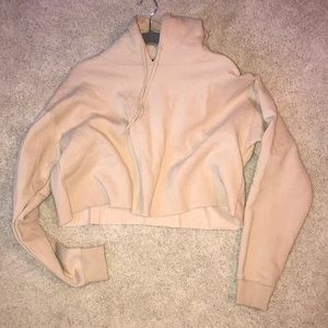 urban out from under cropped hoodie